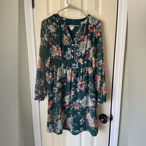 Spring floral dress